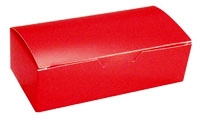 7 1/8 x 3 3/8 x 2 (1 lb.) RED Candy Box - 1 Piece (Qty 25)